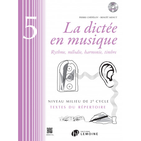 CHEPELOV/MEN. - DICTEE EN MUSIQUE Vº5+CD