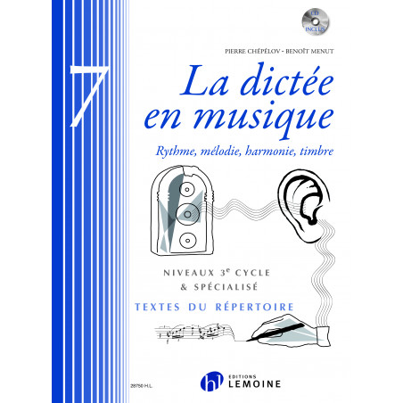 CHEPELOV/MEN. - DICTEE EN MUSIQUE Vº7+CD