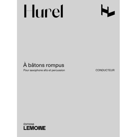 HUREL PH. - A BARON ROMPUS - SAXO Y PERCUSION