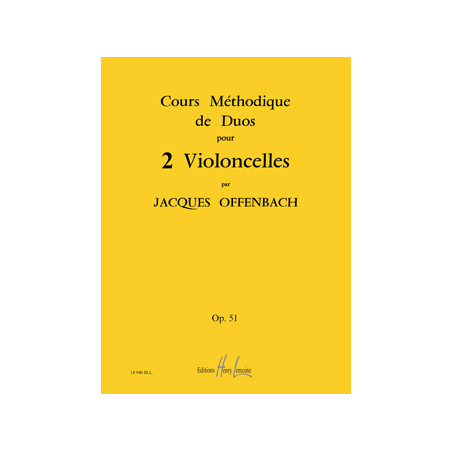 OFFENBACH J. - DUOS MEDIA DIFICULTAD (3) - OP.51 Nº1 V.C