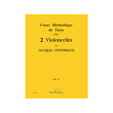 OFFENBACH J. - DUOS DIFICILES (3) - OP.53 Nº1 V.E