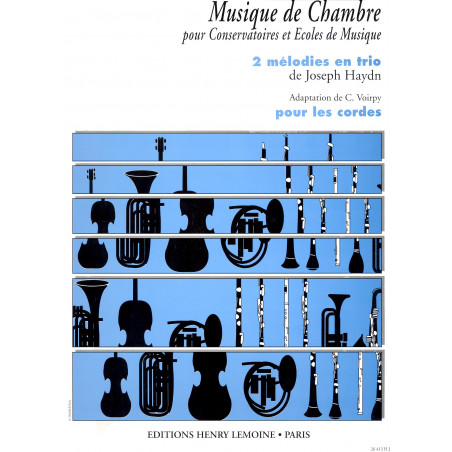 HAYDN J. - MELODIAS EN TRIOS (2) PARA CUERDAS -