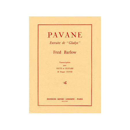 BARLOW F. - PAVANA DE GLAYS -