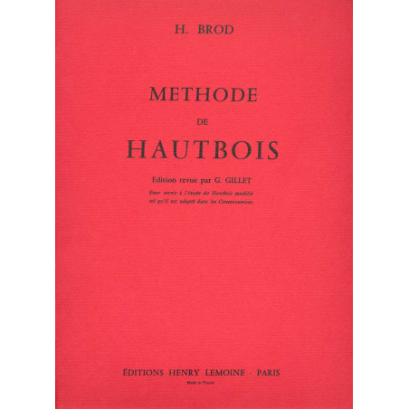 BROD H. - METODO DE OBOE -