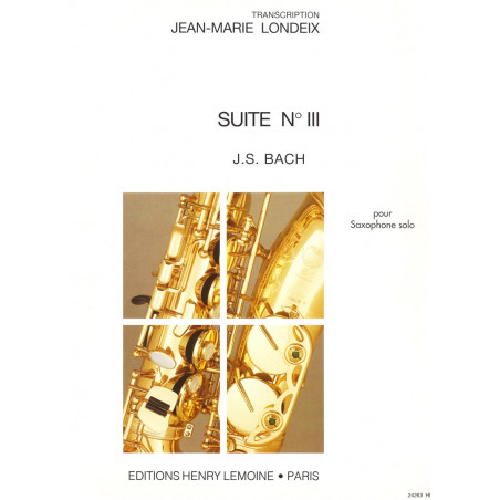 BACH J.S. - SUITE Nº3 (S) -