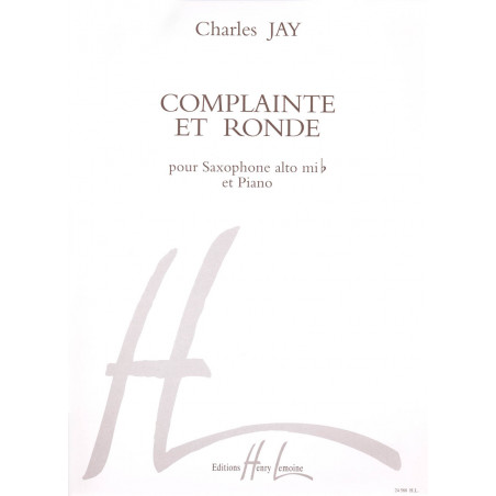JAY C. - COMPLAINTE ET RONDO -