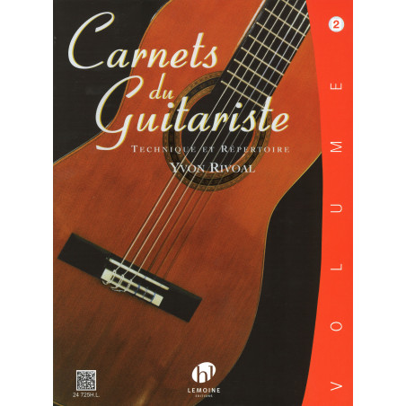 RIVOAL Y. - CARNETS DU GUITARISTE V.2 -