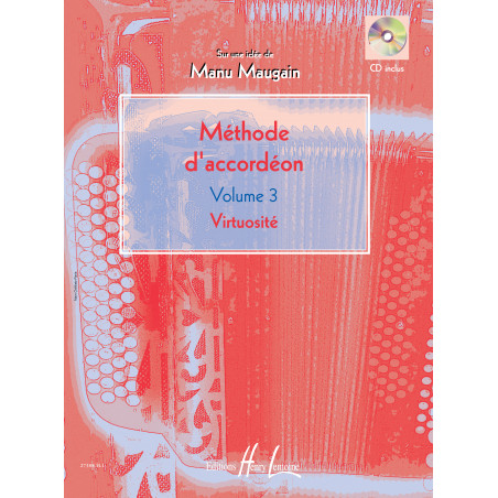 MAUGAIN M. - METODO DE ACORDEON V.3 (VIRTUOSIDAD) (CD) -