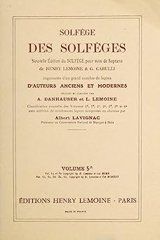 LEMOINE H. - SOLFEO DE LOS SOLFEOS V.5A (SA) -