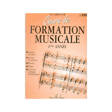 LABROUSSE M. - CURSO DE FORMACION MUSICAL V.4 -