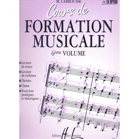 LABROUSSE M. - CURSO DE FORMACION MUSICAL V.6 -