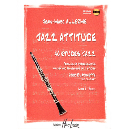 ALLERME J.M. - JAZZ ATTITUDE V.1 (+CD) (40 JAZZ ESTUDIOS FACILES Y PROGRESIVOS) -