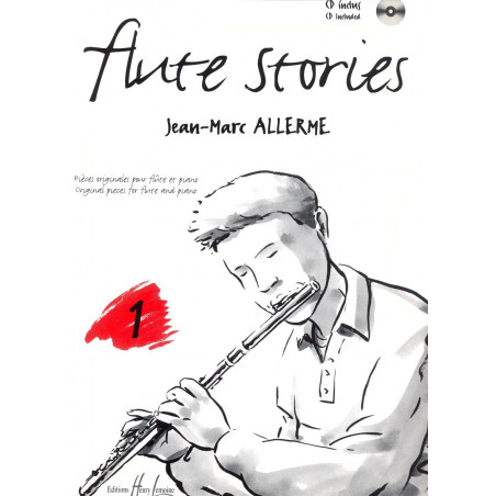 ALLERME J.M. - FLUTE STORIES V.1 (AB)(CD) -