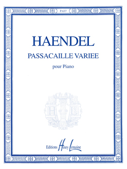HANDEL G.F. -PASACALLE VARIADO PIANO