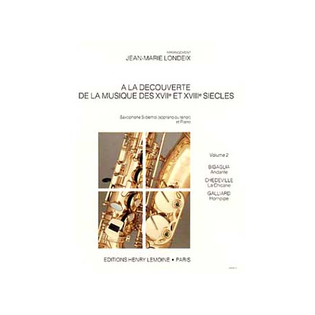 LONDEIX J.M. - DECOUVERTE MUSIQUE 17/18 SIECLE V.2 -