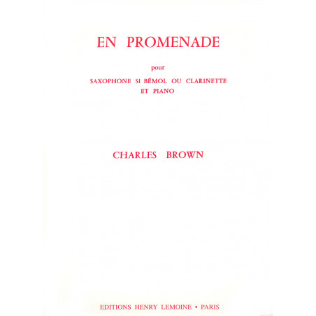 BROWN CH. - EN PROMENADE -