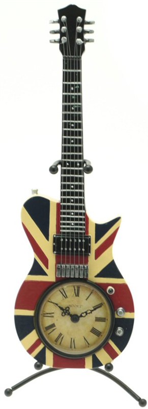 REGALO - RELOJ EN FORMA DE GUITARRA ELECTRICA *DESCATALOGADO*