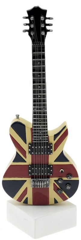 REGALO - FIGURA GUITARRA " UNION JACK " DESCATALOGADO