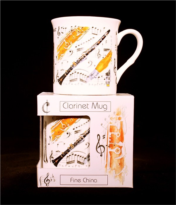 REGALO - TAZA  BLANCA CLARINETES