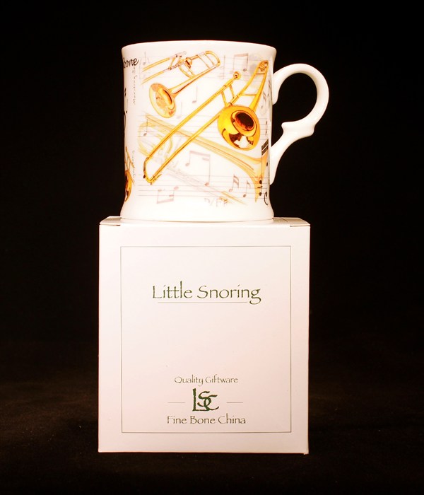 REGALO - TAZA BLANCA TROMBONES