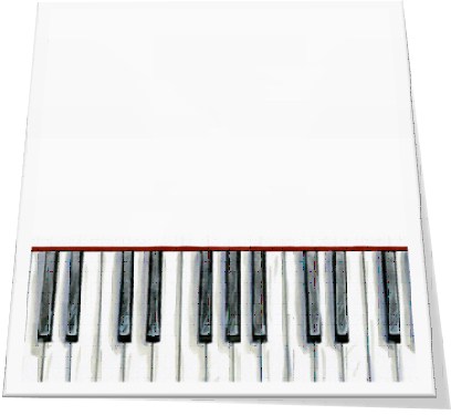 REGALO- BLOCK NOTAS (TECLADO DIBUJADO) *DESCATALOGADO*