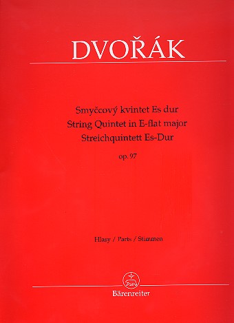 DVORAK A. - QUINTETO CUERDA MIb M - OP.97 URTEXT - PARTES