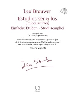BROUWER L. - ESTUDIOS SENCILLOS (20) ZIGANTE (+AUDIO DESCARGABLE)