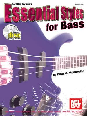 MONOXELOS M. - ESSENTIAL STYLES FOR BASS (+CD)
