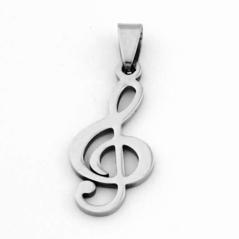 REGALO COLGANTE CLAVE SOL ACERO LA VITA