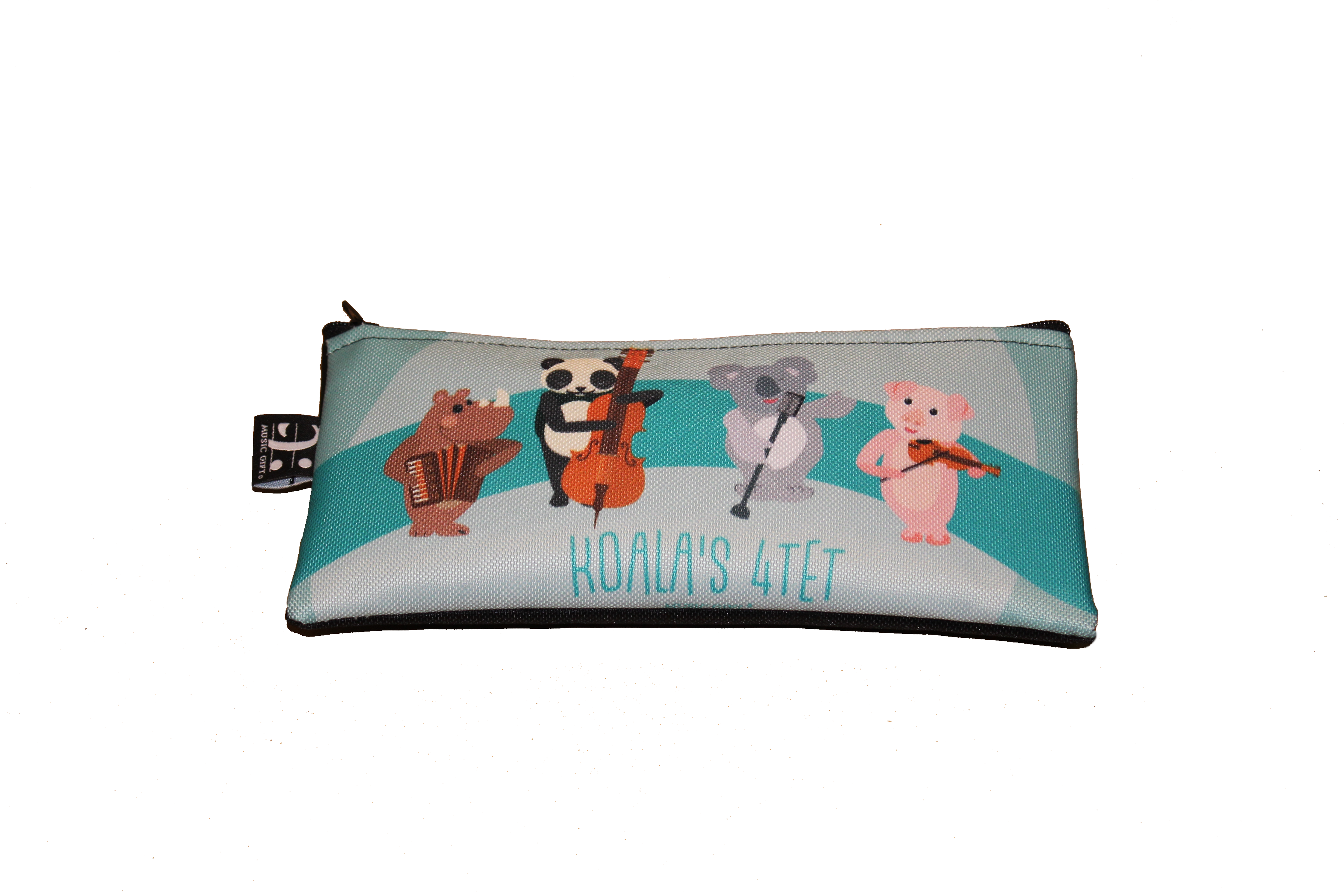 REGALO - ESTUCHE CON MOTIVOS MUSICALES (KOALAS TOCANDO INSTRUMENTOS)