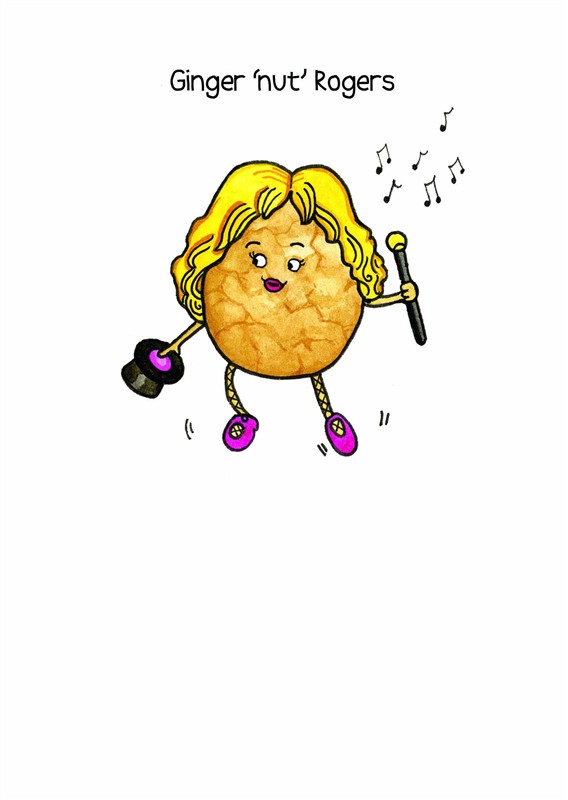 REGALO - TARJETA "GINGER NUT RODGERS"