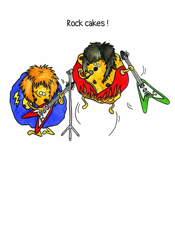 REGALO - TARJETA "ROCK CAKES!"