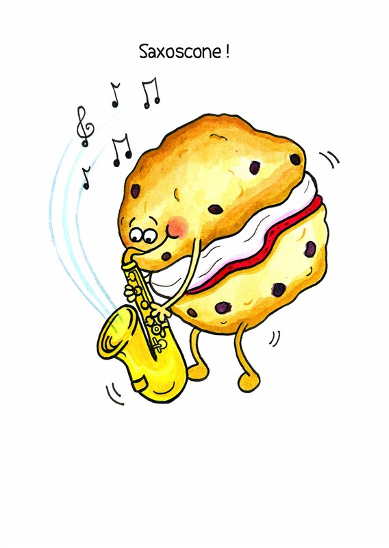 REGALO - TARJETA "SAXOSCONE!"