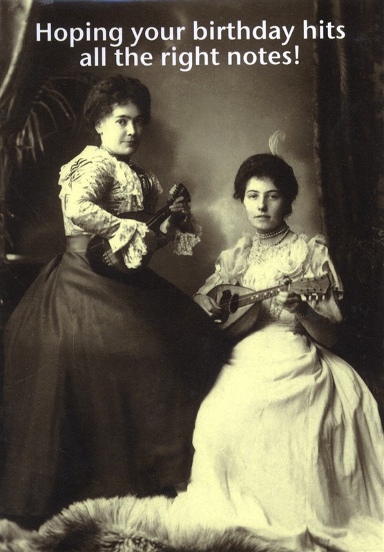 REGALO - TARJETA "Hoping Your Birthday Hits All The Right Notes"