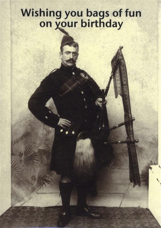 REGALO - TARJETA "Wishing You Bags Of Fun On Your Birthday"