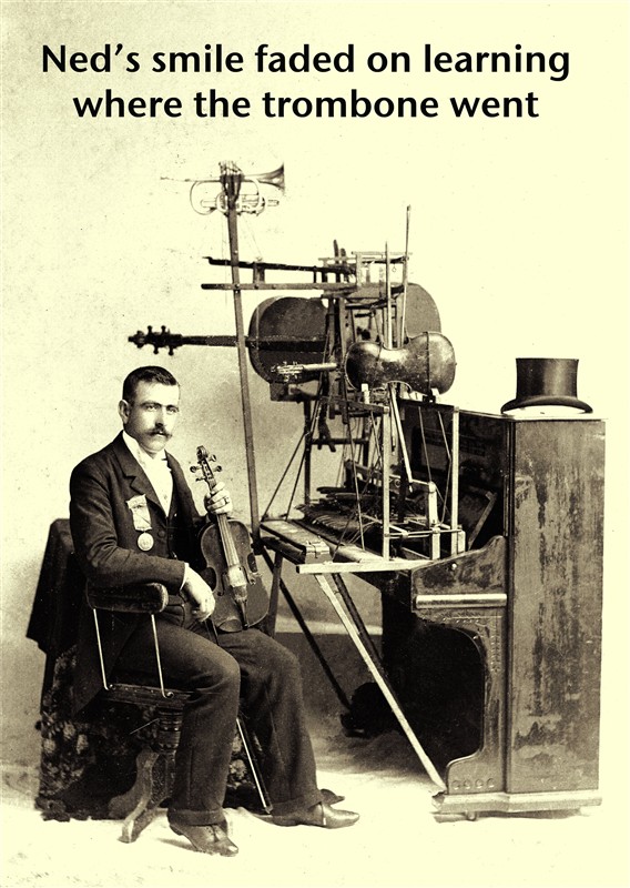 REGALO - TARJETA "Where The Trombone Went"