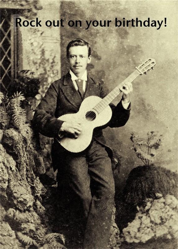 REGALO - TARJETA "Rock Out On Your Birthday"