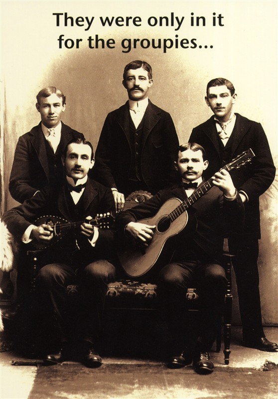 REGALO - TARJETA "In It For The Groupies"