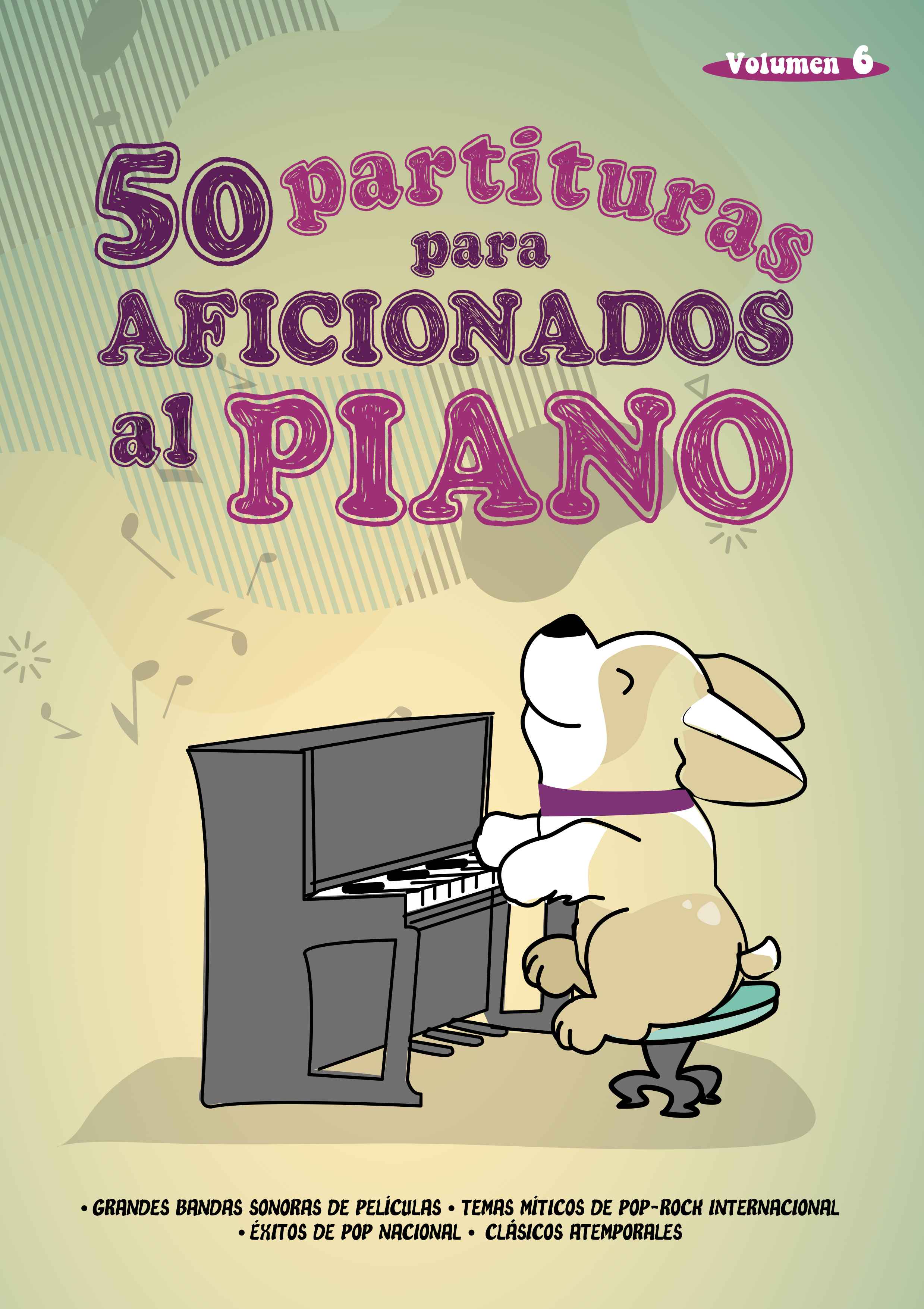 ALBUM - 50 PARTITURAS AFICIONADOS AL PIANO V.6