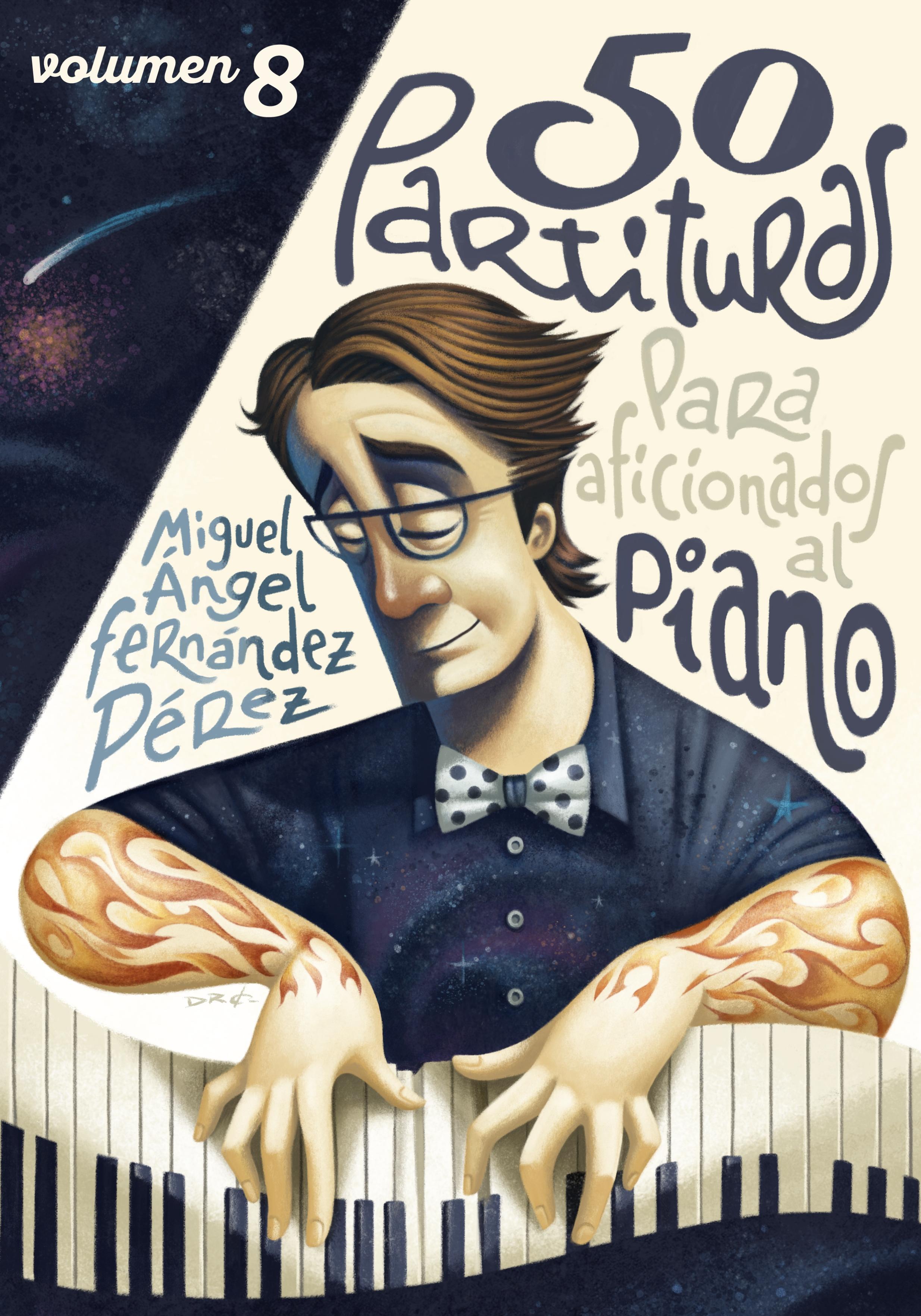 ALBUM - 50 PARTITURAS AFICIONADOS AL PIANO V.8