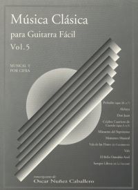 ALBUM. - MUSICA CLASICA PARA GUITARRA FACIL Vº5