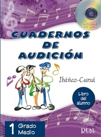 IBAÑEZ CURSA - CUADERNOS DE AUDICION GRADO MEDIO V.1 +CD ALUMNO