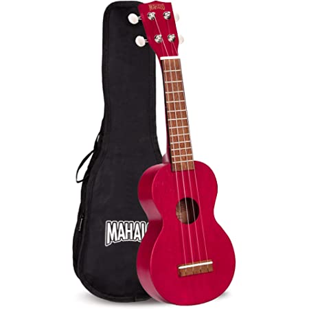 UKELELE SOPRANO - MAHALO MK1TRD KAHIKO " ROJO " +FUNDA