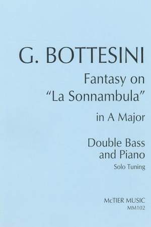 BOTTESINI G. - FANTASIA LA SONAMBULA       -CB/P