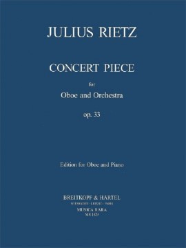 RIETZ J. - PIEZA DE CONCIERTO - OP.33 - OBOE Y PIANO