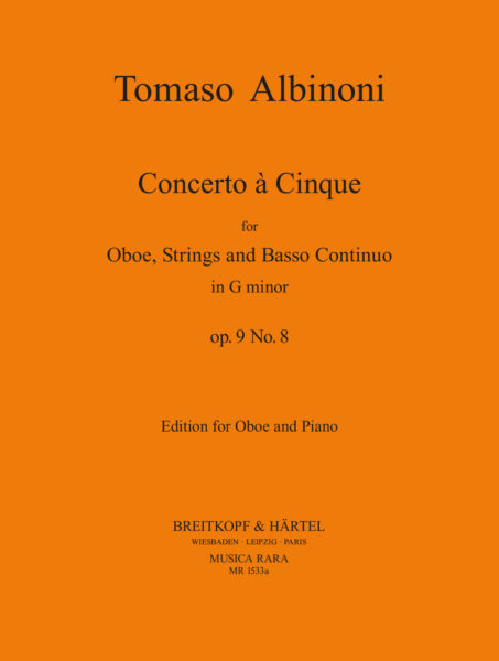 ALBINONI T. - CONCIERTO - OP.9 Nº8