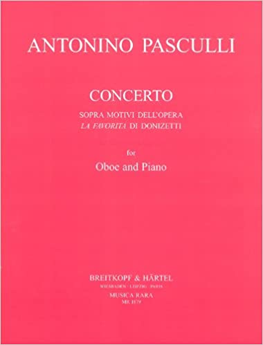 PASCULLI A. - CONCIERTO SOBRE LA FAVORITA DE DONIZETTI -