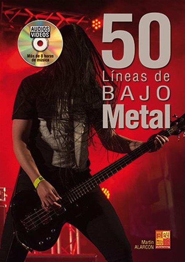 ALARCON M. - 50 LINEAS DE BAJO METAL - LIBRO+DVD