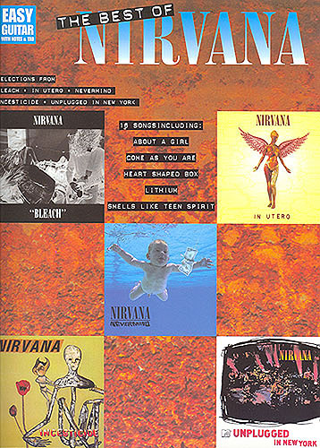 NIRVANA- THE BEST OF EASY GUITAR (TABLATURA)