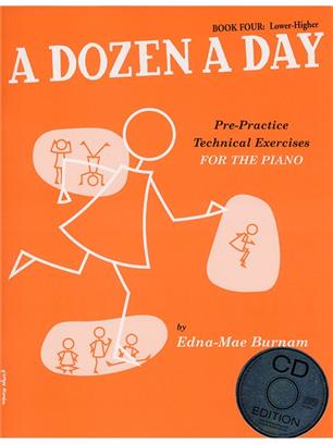 BURNAM E.M. -A  DOZEN A DAY V.4 (INGLES) +CD